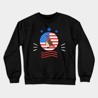 Quail USA American Flag Crewneck Sweatshirt